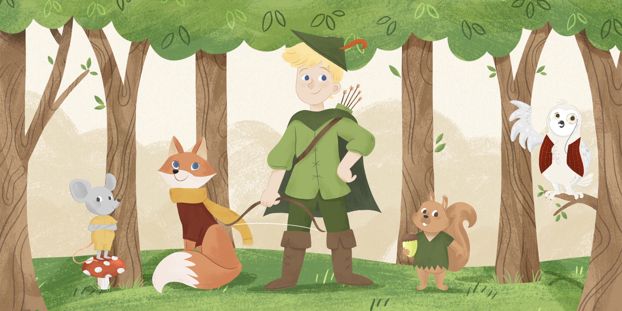 Robin Hood and his Animal Friends